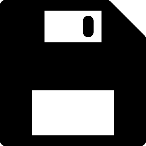 플로피 디스크 Basic Rounded Filled icon