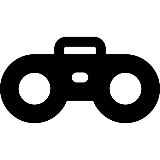 双眼鏡 Basic Rounded Filled icon