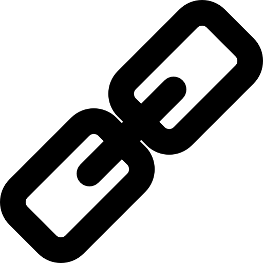 hyperlink Basic Rounded Filled icon