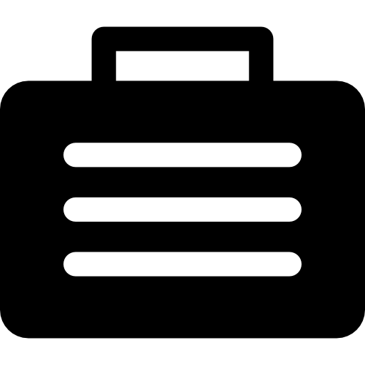 borsa per documenti Basic Rounded Filled icona