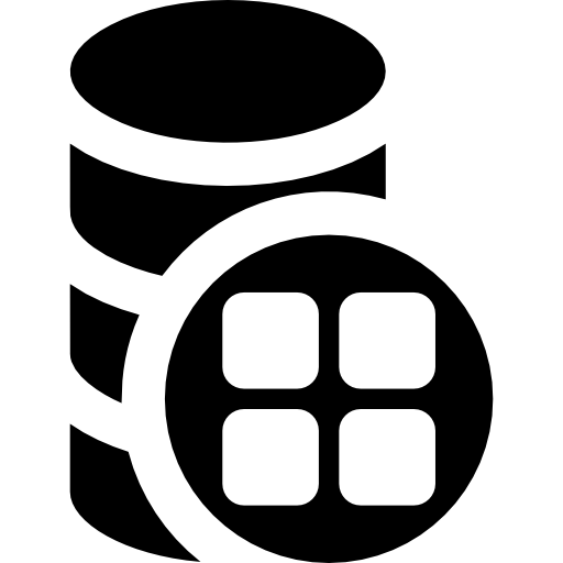 Data Basic Rounded Filled icon
