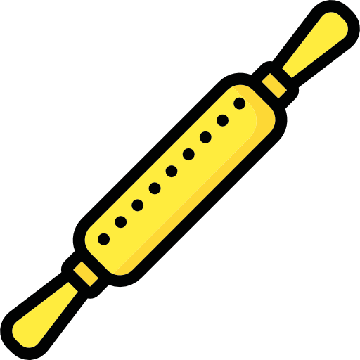 Rolling pin Basic Mixture Lineal color icon