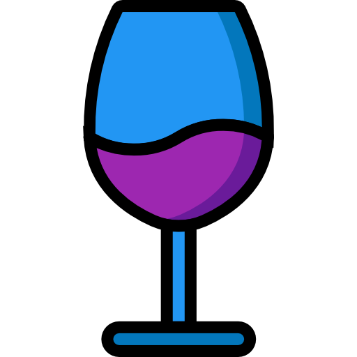 Wine Basic Mixture Lineal color icon
