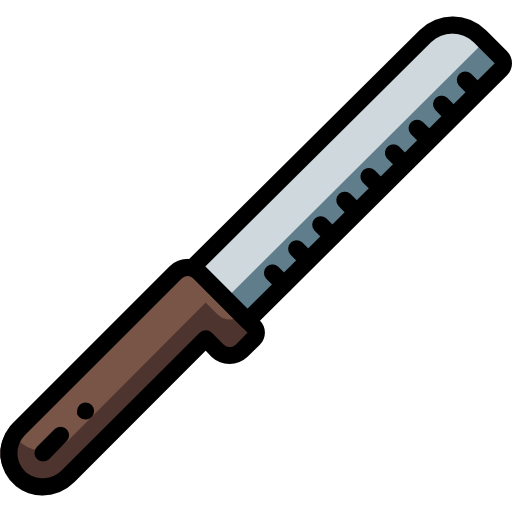 Knife Basic Mixture Lineal color icon