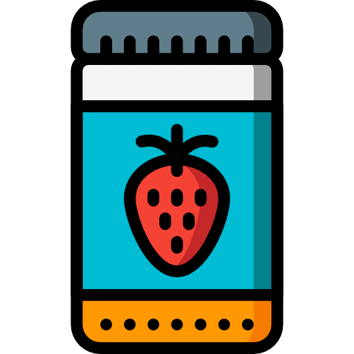 Strawberry Basic Mixture Lineal color icon