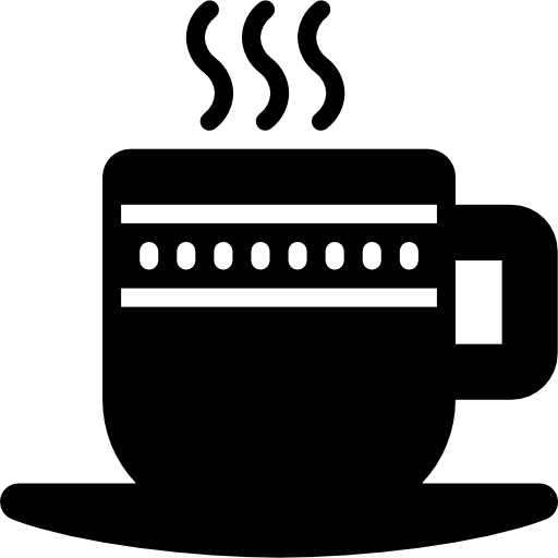 taza de café Basic Mixture Filled icono