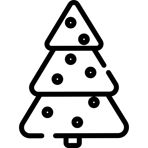 クリスマスツリー Special Lineal icon