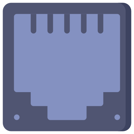 Ethernet Generic Flat icon