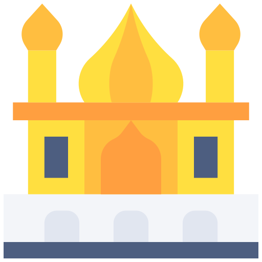 templo de oro Good Ware Flat icono