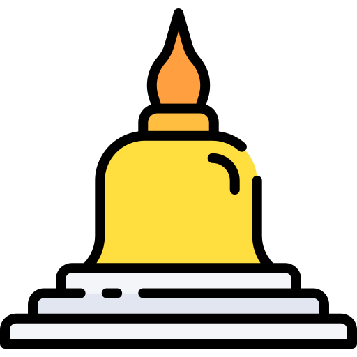Wat phra kaew Good Ware Lineal Color icon