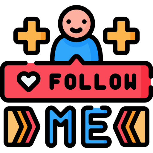 Follow me Special Lineal color icon