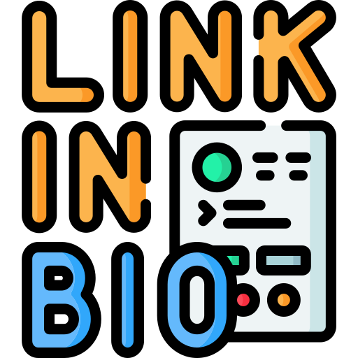 link in bio Special Lineal color icon