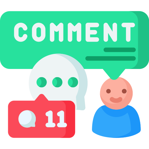 kommentar Special Flat icon