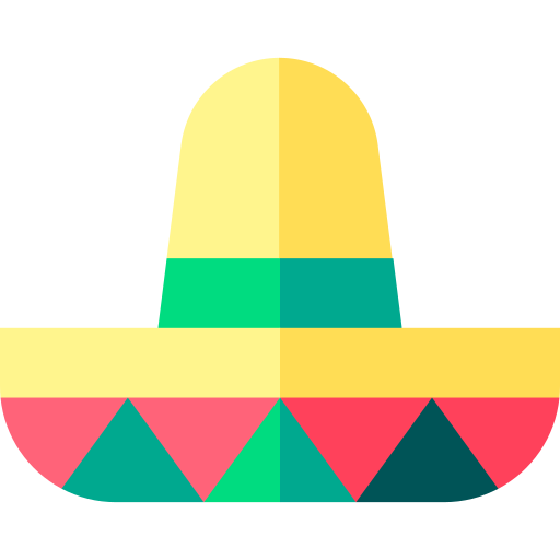 mexikanischer hut Basic Straight Flat icon