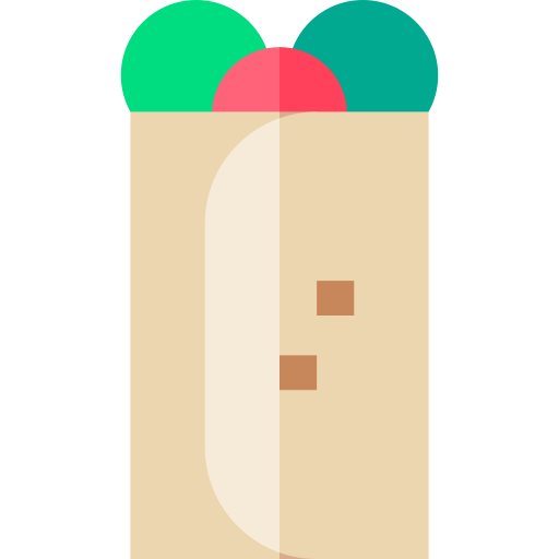 Burrito Basic Straight Flat icon