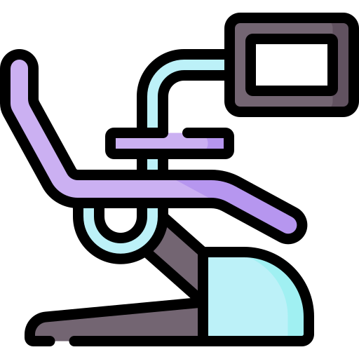 歯医者の椅子 Special Lineal color icon