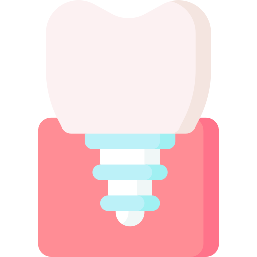 Dental implant Special Flat icon