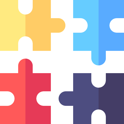 puzzle Basic Straight Flat icona
