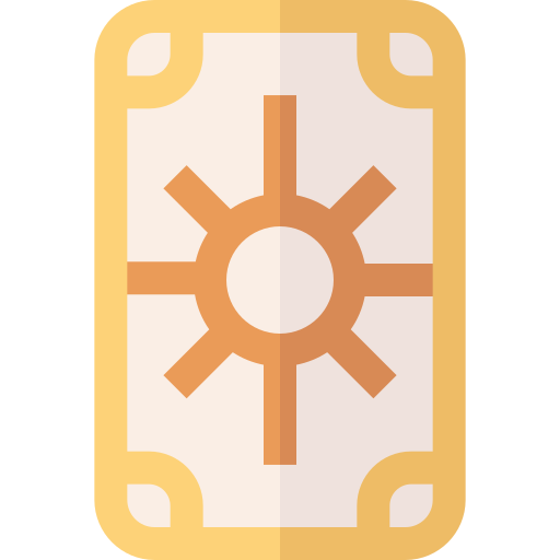 tarot Basic Straight Flat icon