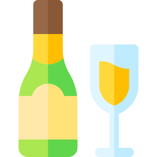 champagne Basic Rounded Flat icoon