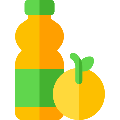 botella de jugo Basic Rounded Flat icono