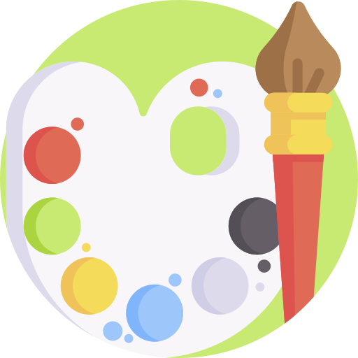 palette Detailed Flat Circular Flat icon