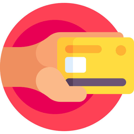 karta kredytowa Detailed Flat Circular Flat ikona