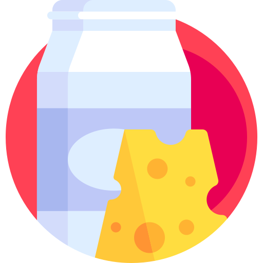Dairy Detailed Flat Circular Flat icon