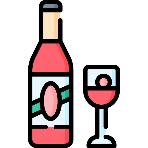 wijnfles Special Lineal color icoon