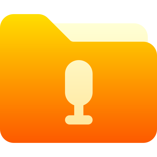 podcast Basic Gradient Gradient icoon