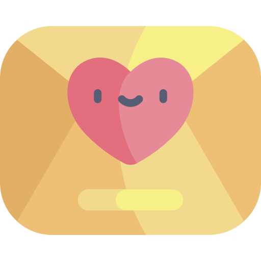 Love letter Kawaii Flat icon