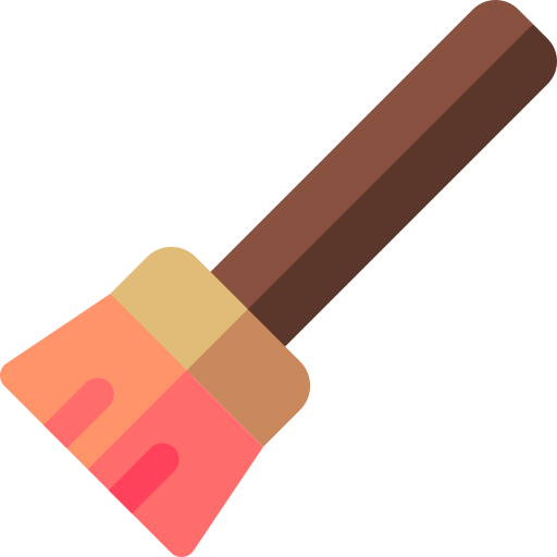 Broom Basic Rounded Flat icon