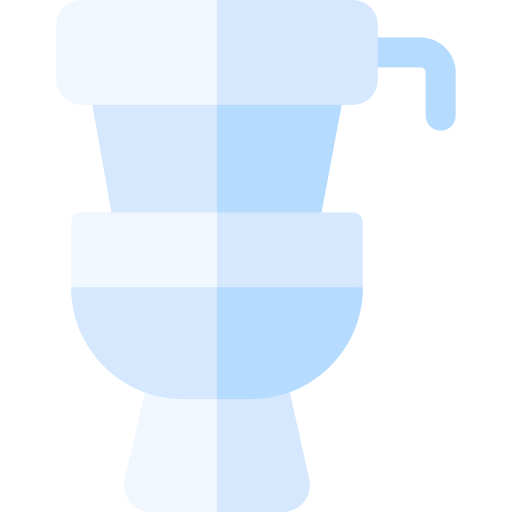 toaleta Basic Rounded Flat ikona