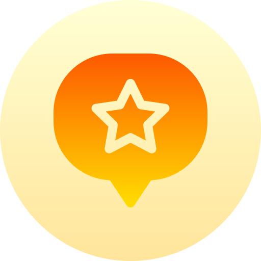 評価 Basic Gradient Circular icon