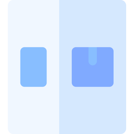 lodówka Basic Rounded Flat ikona