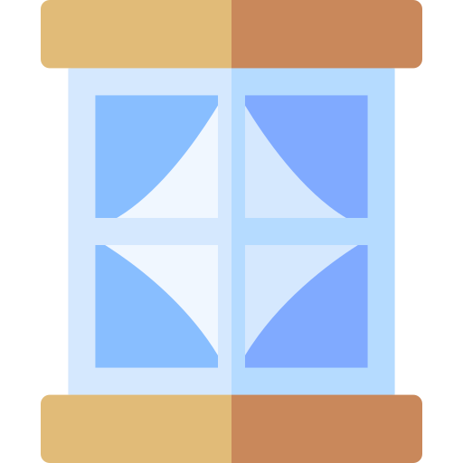 raam Basic Rounded Flat icoon