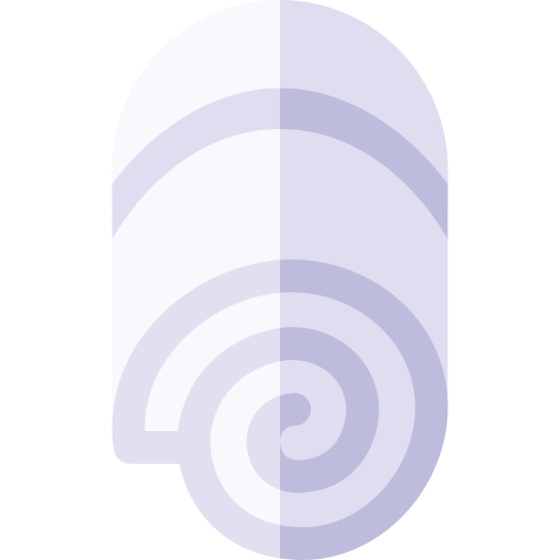 toalla Basic Rounded Flat icono