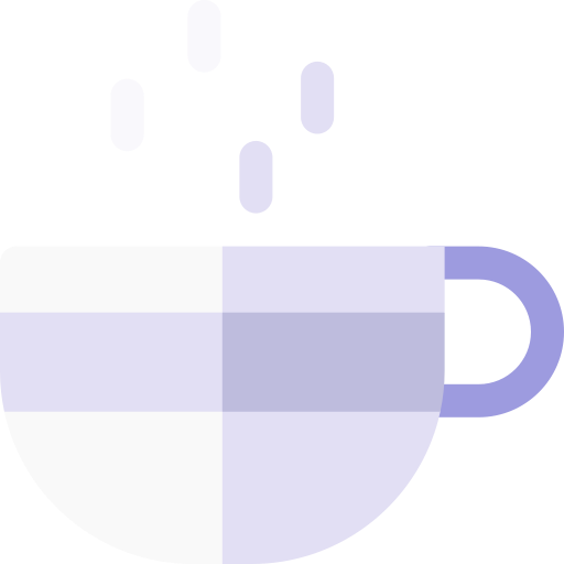 koffiemok Basic Rounded Flat icoon