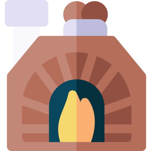 Fireplace Basic Rounded Flat icon