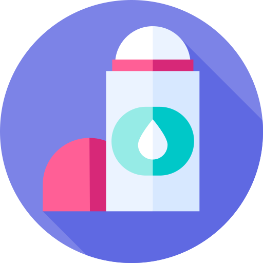 deodorant Flat Circular Flat icon