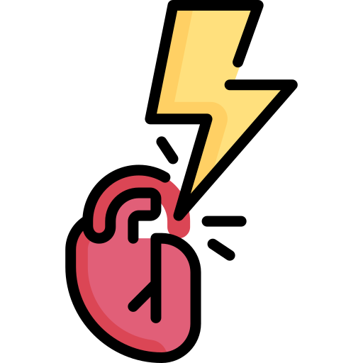 Heart attack Special Lineal color icon
