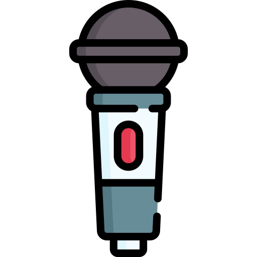 Микрофон Special Lineal color иконка