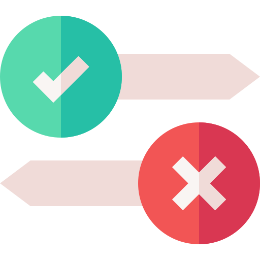 Decision Basic Straight Flat icon