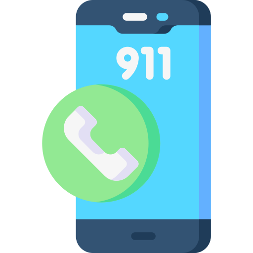 911 zadzwoń Special Flat ikona