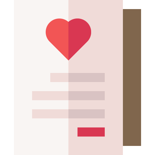 Любовное письмо Basic Straight Flat иконка