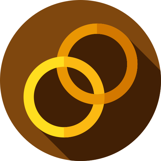 結婚 Flat Circular Flat icon