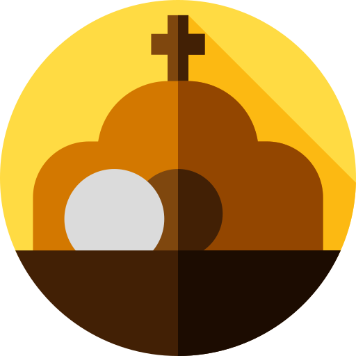 洞窟 Flat Circular Flat icon