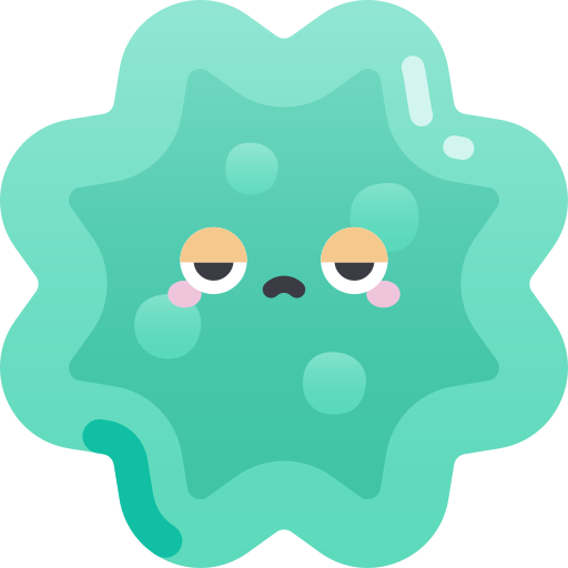 bacterie Kawaii Star Gradient icoon