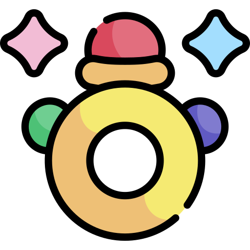 magischer ring Kawaii Lineal color icon