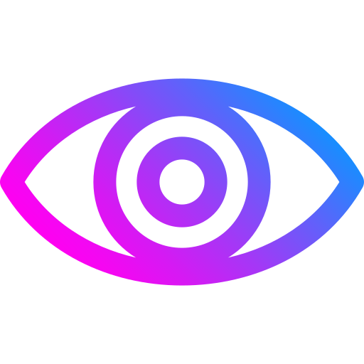 Eye Generic Gradient icon